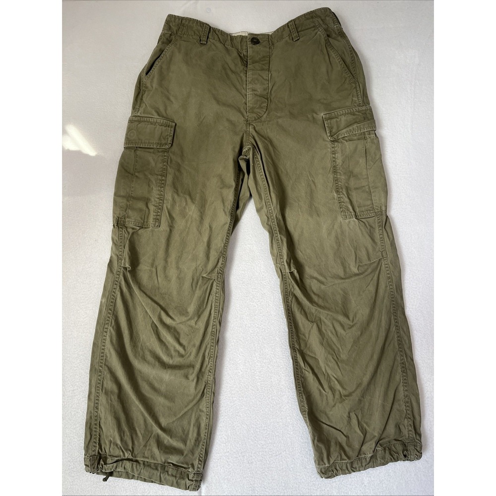 Buck Mason Desert Cargo Surplus Pants Mens Size 31x26 Military Green